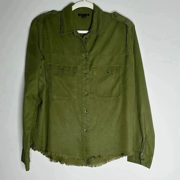 Cotton On Green Button Down Shirt - Picture 1 of 9